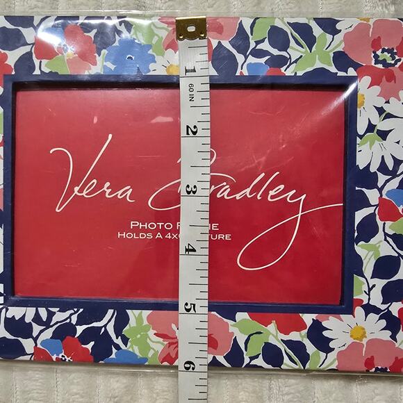 Vera Bradley Floral Photo Frame 4x6 Summer Cottage NEW - Picture 5 of 5
